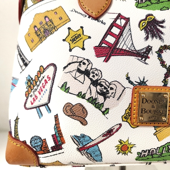 Dooney & Bourke American Mini Satchel Bag with Crossbody Strap - Picture 8 of 10